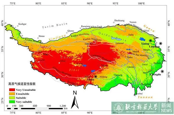 水保学院研究团队评估青藏高原气候适宜性