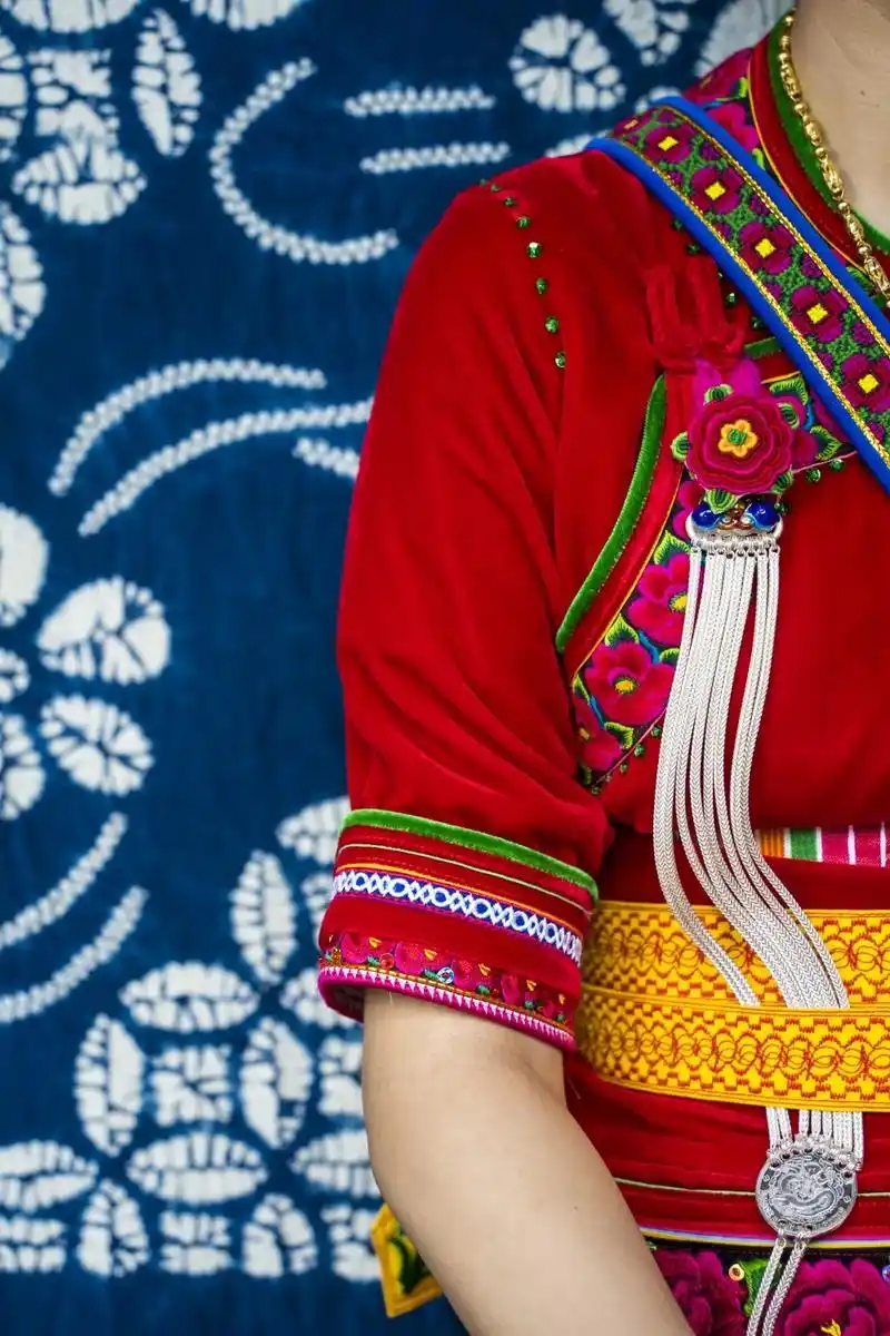 坝区白族服饰分别以大理市郊白族服饰和洱源,鹤庆一带白族服饰为 - 抖