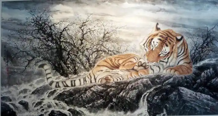 名家绘·狮虎图 168