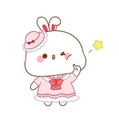可爱兔子头像卡通图片,萌兔子图片