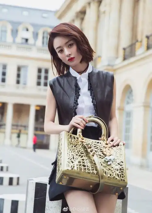 赵丽颖 迪奥手袋代言