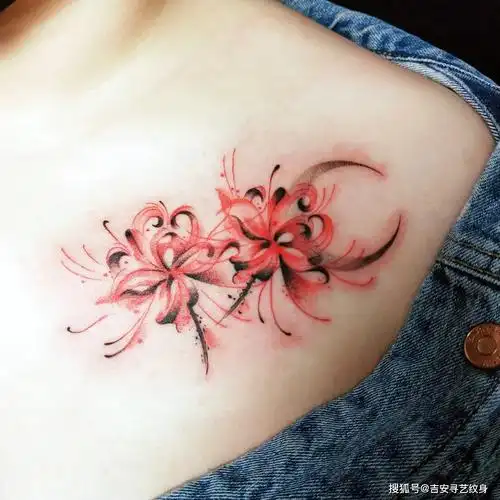 吉安纹身图案锁骨位置推荐(二)