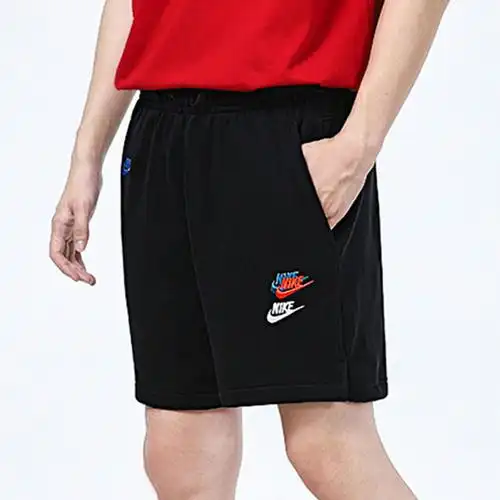 nike耐克短裤男裤裤子2021夏季新款休闲运动黑色运动中长裤短裤