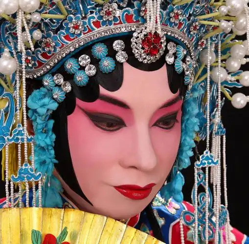 我的京剧照 京剧贵妃醉酒-杨玉环  京剧旦角化妆