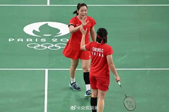 陈清晨贾一凡冠军#】巴黎奥运会羽毛球女双决赛,中国组合陈清晨@陈