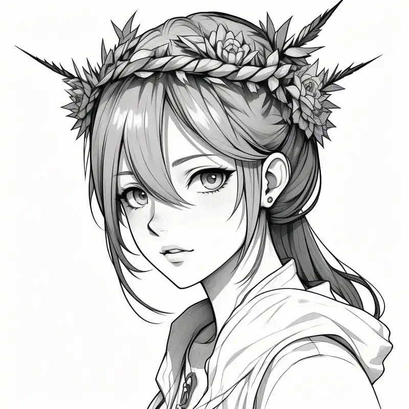 黑白素描头像|丧系头像92