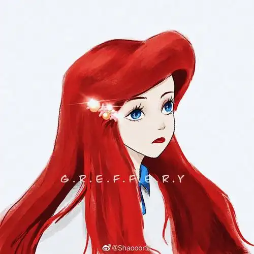 迪士尼公主×校服学院风 | 闺蜜四人团头像_迪士尼怎么样_校服_学院风