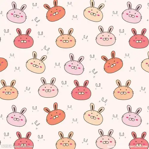 卡通无缝印花图案图片