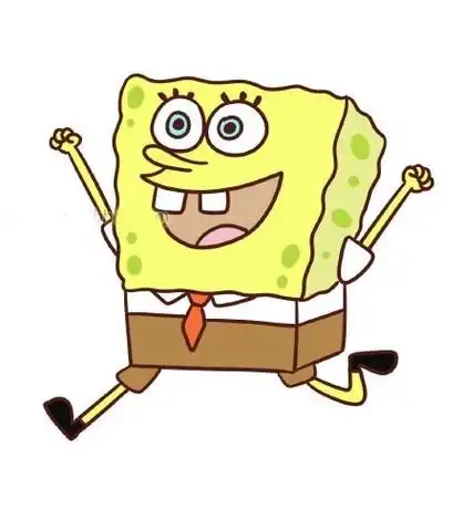 教你画海绵宝宝简笔画 海绵宝宝简笔画彩色图片教程