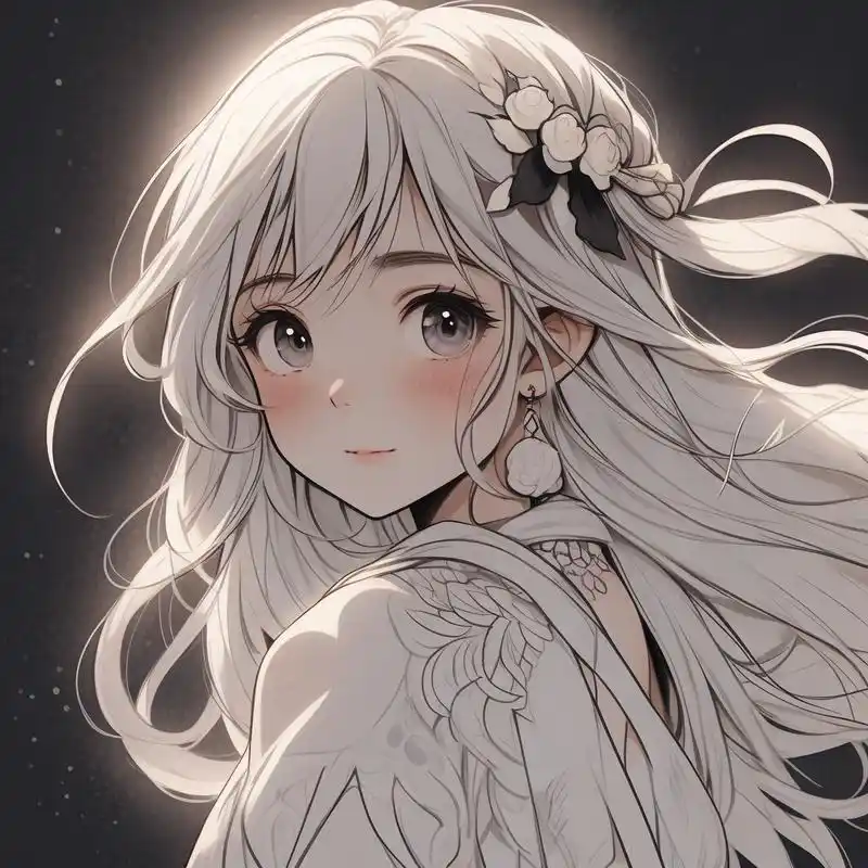 手绘女生头像93可爱又温柔94 手绘女生头像来啦95,画了几个温柔