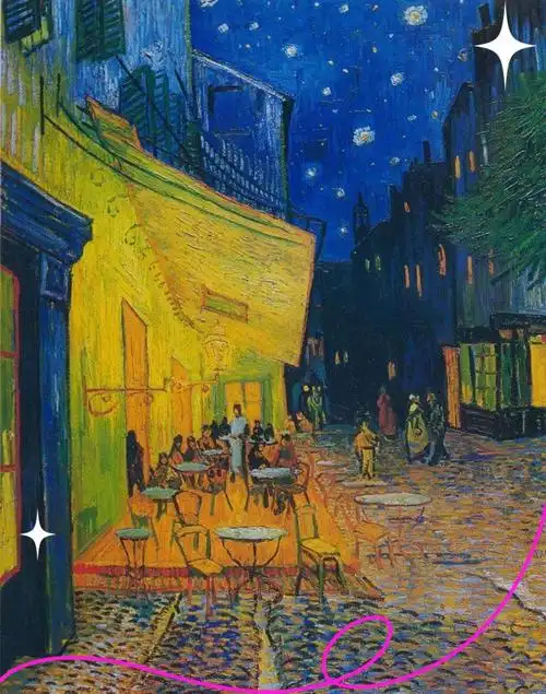 梵高《夜间的咖啡馆》欣赏