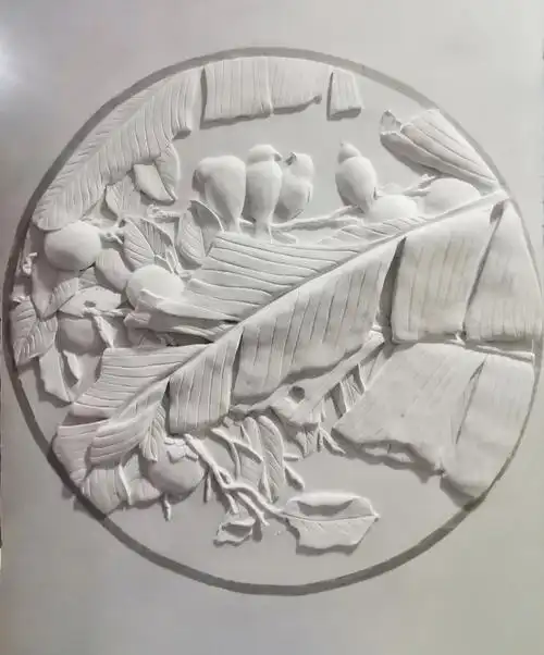 中式浮雕壁画过程分享