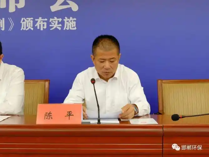 邯郸市生态环境局三级调研员陈平