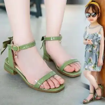 孩恋依依女童凉鞋夏季2022新款时尚儿童公主鞋韩版软底中大童小女孩