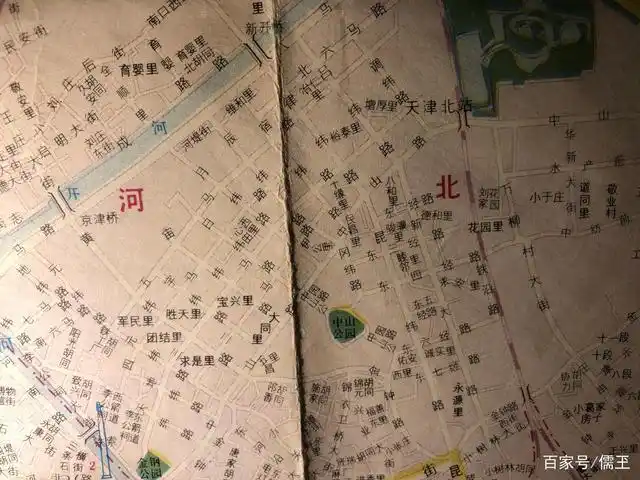 数字马路地区80年代地图