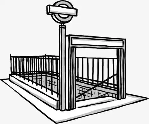 创意手绘地下通道