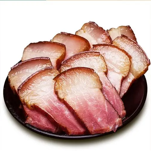 贵州腊肉 熏肉腌肉农家自制柏枝柴火烟熏肉后腿土猪腊肉500g包邮