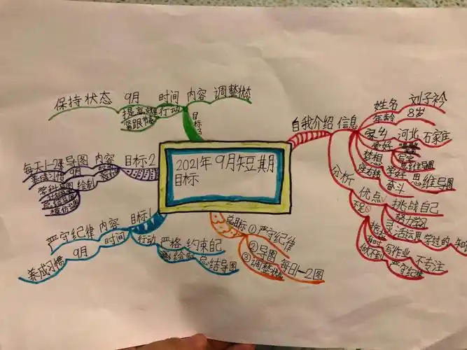 三年级小学生自学思维导图