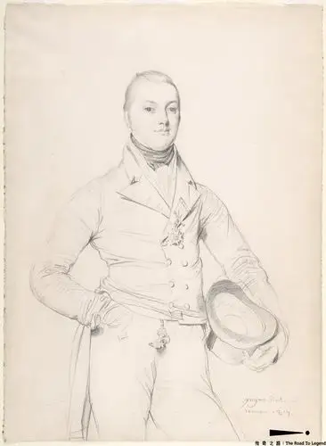 法国新古典主义画家安格尔高清素描稿2