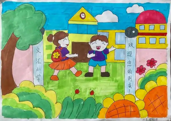 约"绘"春天!潍坊师生画笔下的春日校园美醉了