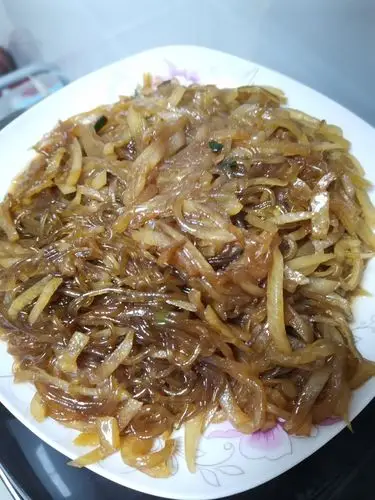 萝卜丝炒粉条的做法