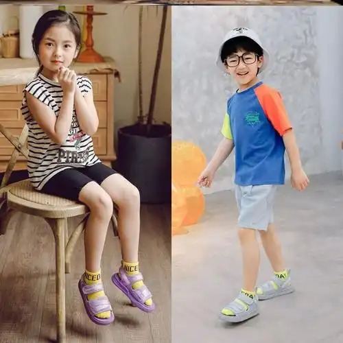 凉鞋男童夏外穿上学季年轻便透气沙滩学生2021凉鞋