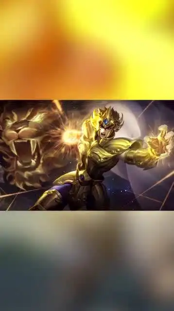 王者荣耀:达摩黄金狮子座海报发布,与后羿一起守护雅典娜吧