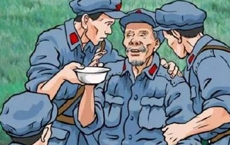 《金色的鱼钩》这篇故事,也知道这个故事是真实的,同时也为老班长那种