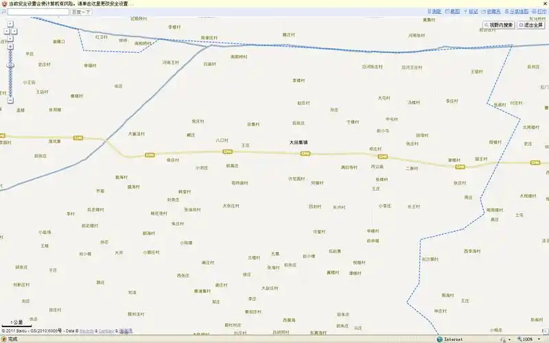 山东省成武县地图