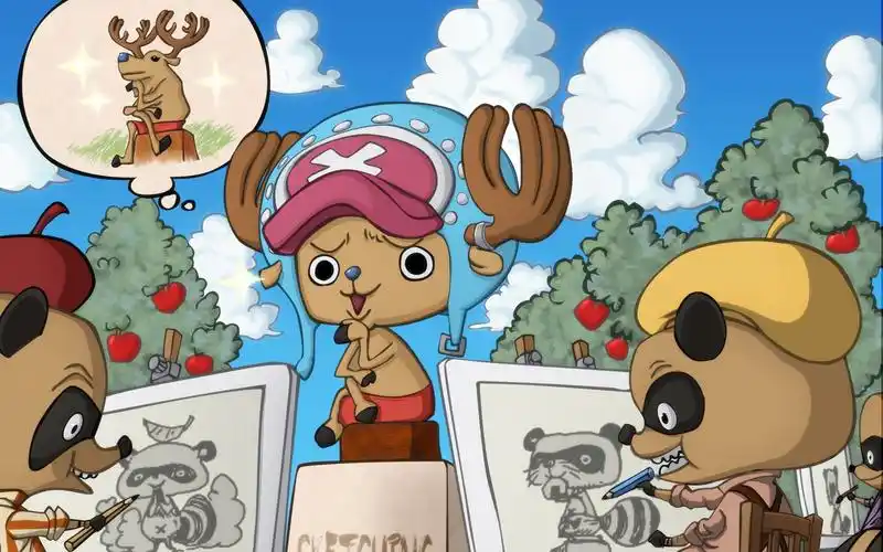 《航海王》乔巴可卡通电脑桌面壁纸图片