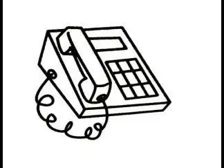 电话桌简笔画 简笔画图片大全-蒲城教育文学网