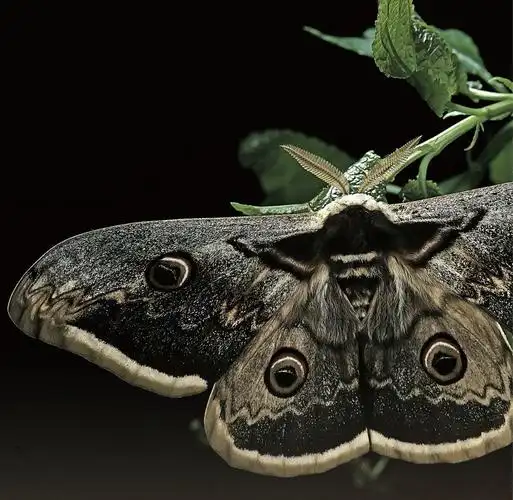 正是那只囚犯蛾子招引来这么一大群蛾子.