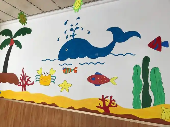 幼儿墙画简笔画