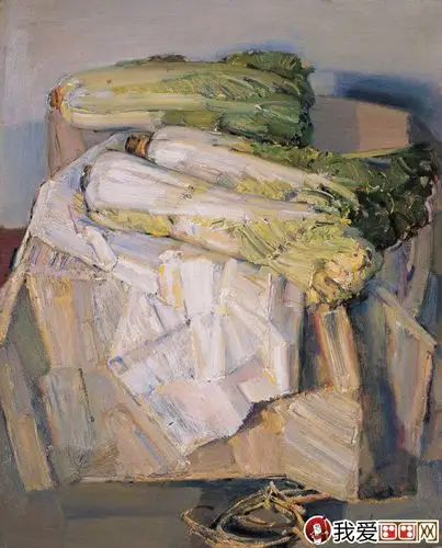 青年画家忻东旺油画静物:16副白菜油画作品欣赏
