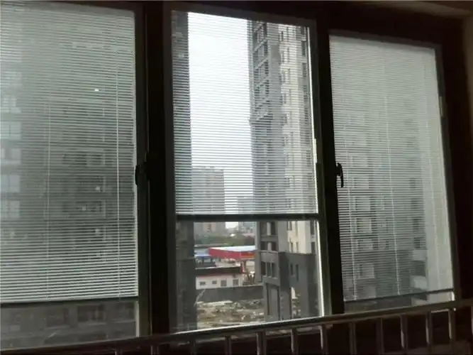 "鸿泰阳"中空玻璃内置百叶窗帘遮阳隔音节能