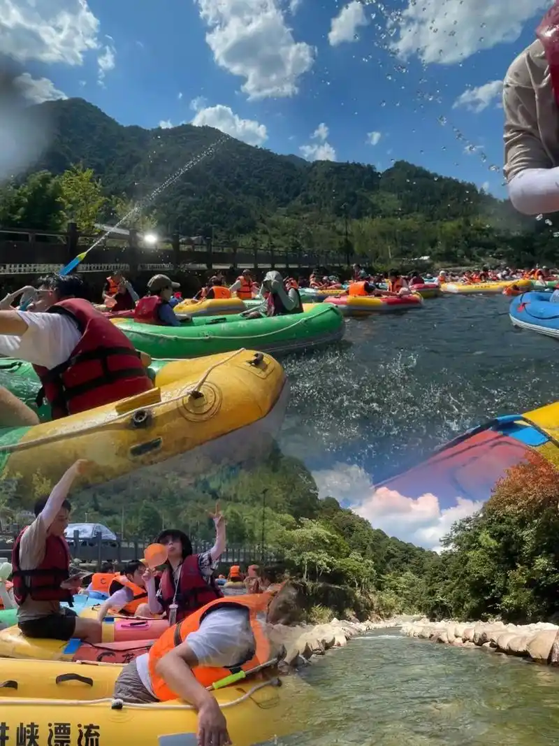 湖南莽山大峡谷漂流,漂流全程 9. 8公里, - 抖音