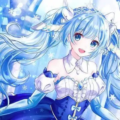 二次元蓝色系女生头像,蓝色控女生头像-图片大观-奇异网