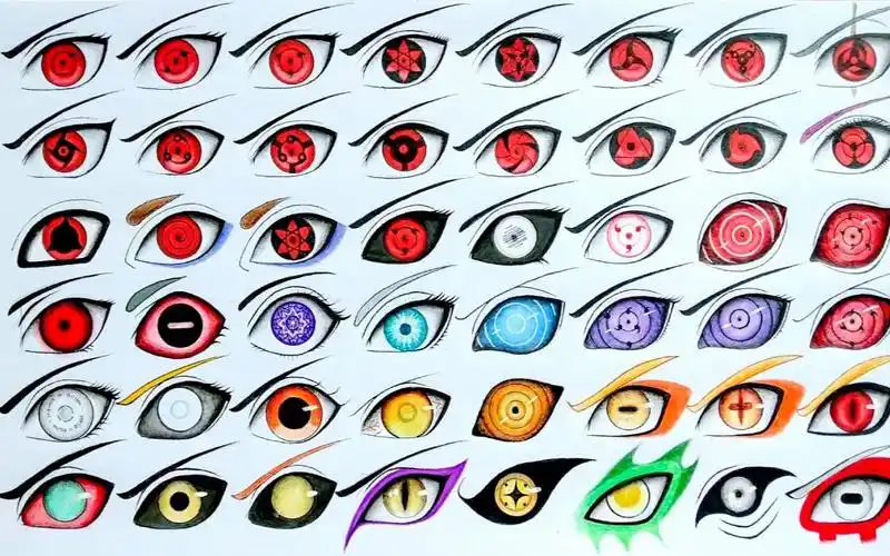 绘制出各种火影眼,这不比博人传燃?