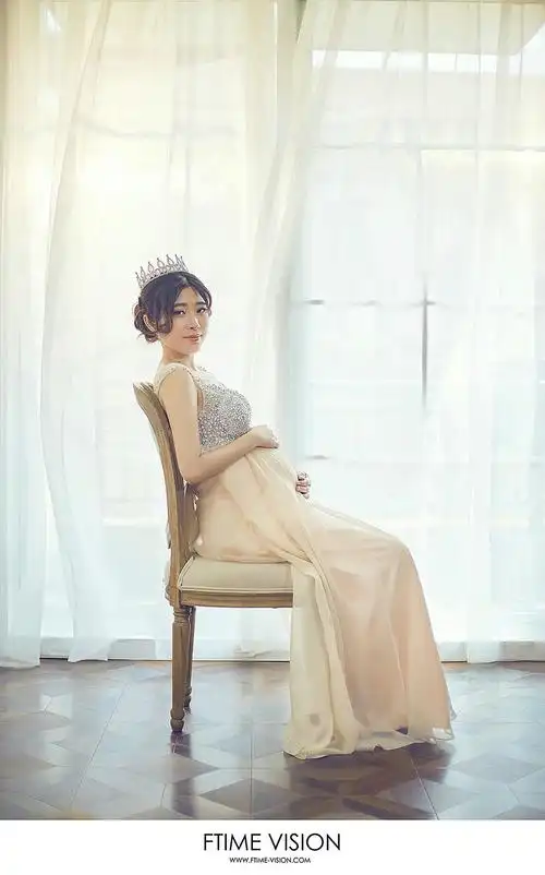 孕妇照美丽的准麻麻