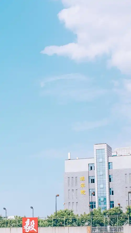 小清新唯美校园风景手机壁纸图片