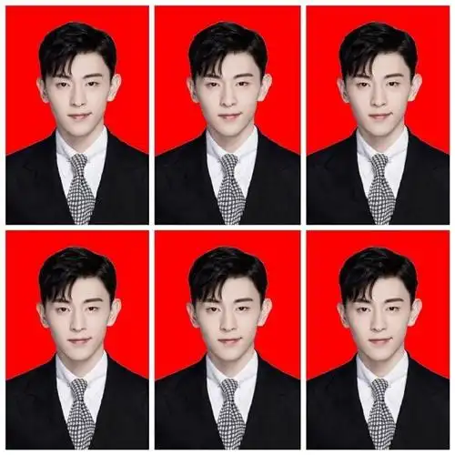 令人怦然心动的证件照#邓伦证件照太帅了,周正大帅哥