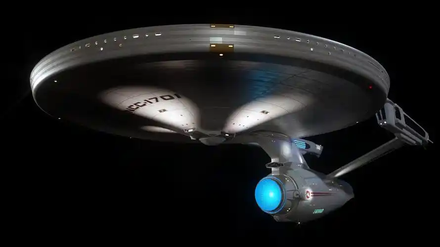 星际迷航startrekstarshipenterprise企业号进取号的3d模型也太棒了吧