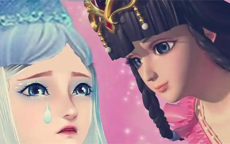 精灵梦叶罗丽:仙子哭泣的场面,毒娘娘掩面哭泣,冰公主像个孩子