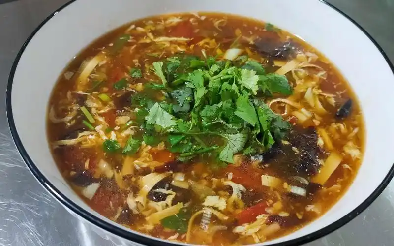 大厨分享: "河南老式酸辣鸡蛋汤"的做法,酸辣开胃,营养丰富