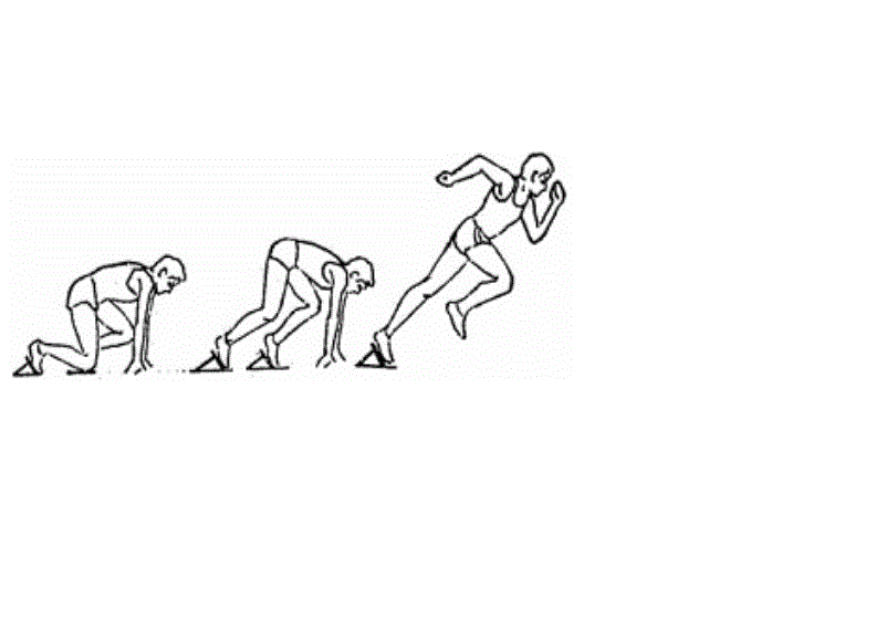 中长跑采用什么起跑方式是什么有什么注意事项