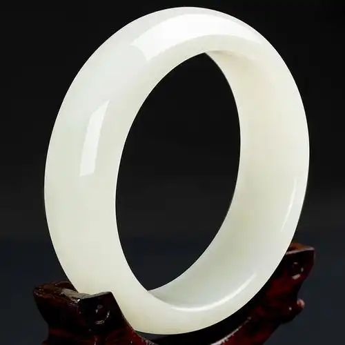 手镯玉手精华新疆和田女款天然正品白玉石玉石手饰