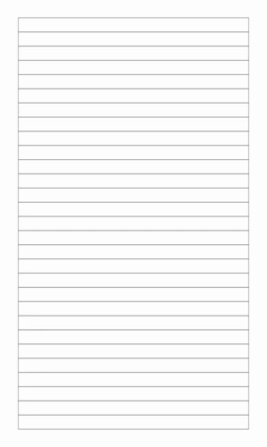 a4横格纸-打印版