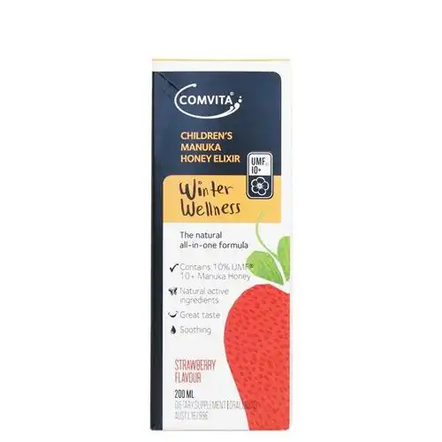 新西兰 comvita康维他 儿童止咳糖浆 草莓味 200ml
