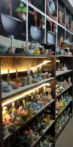 金火陶源手工diy陶艺吧-"去之前给店家打了个确认电话,店家通过短信.