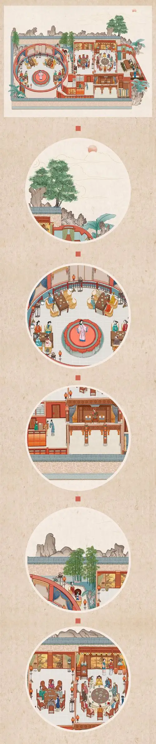 茶楼室内布局图